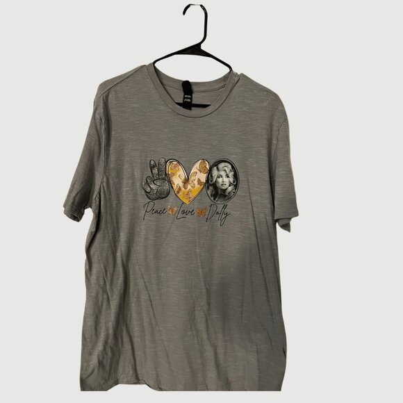 Dolly Parton "Peace Love Dolly" Graphic Tee - Dollywood Exclusive - Picture 1 of 2